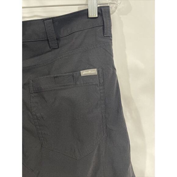 Eddie Bauer Convertible Pants Men 36x30 Black Outdoor Hiking Performance FLAW - Picture 5 of 12